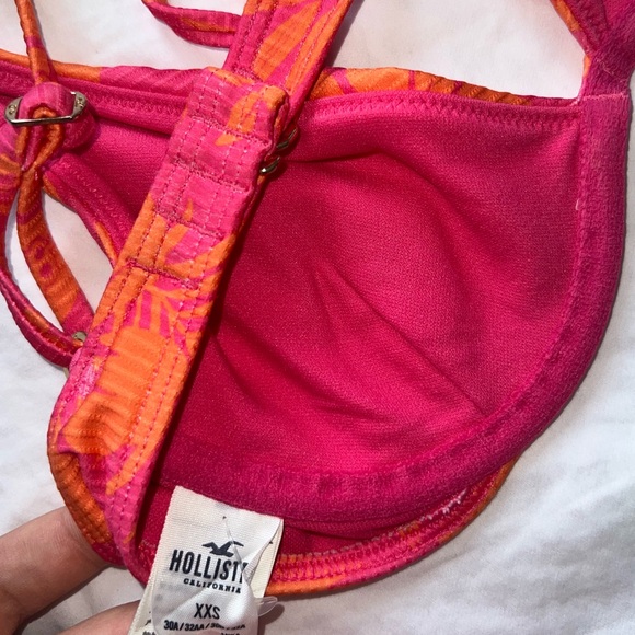 Matching Pink and Orange Hollister Bikini - Picture 5 of 6